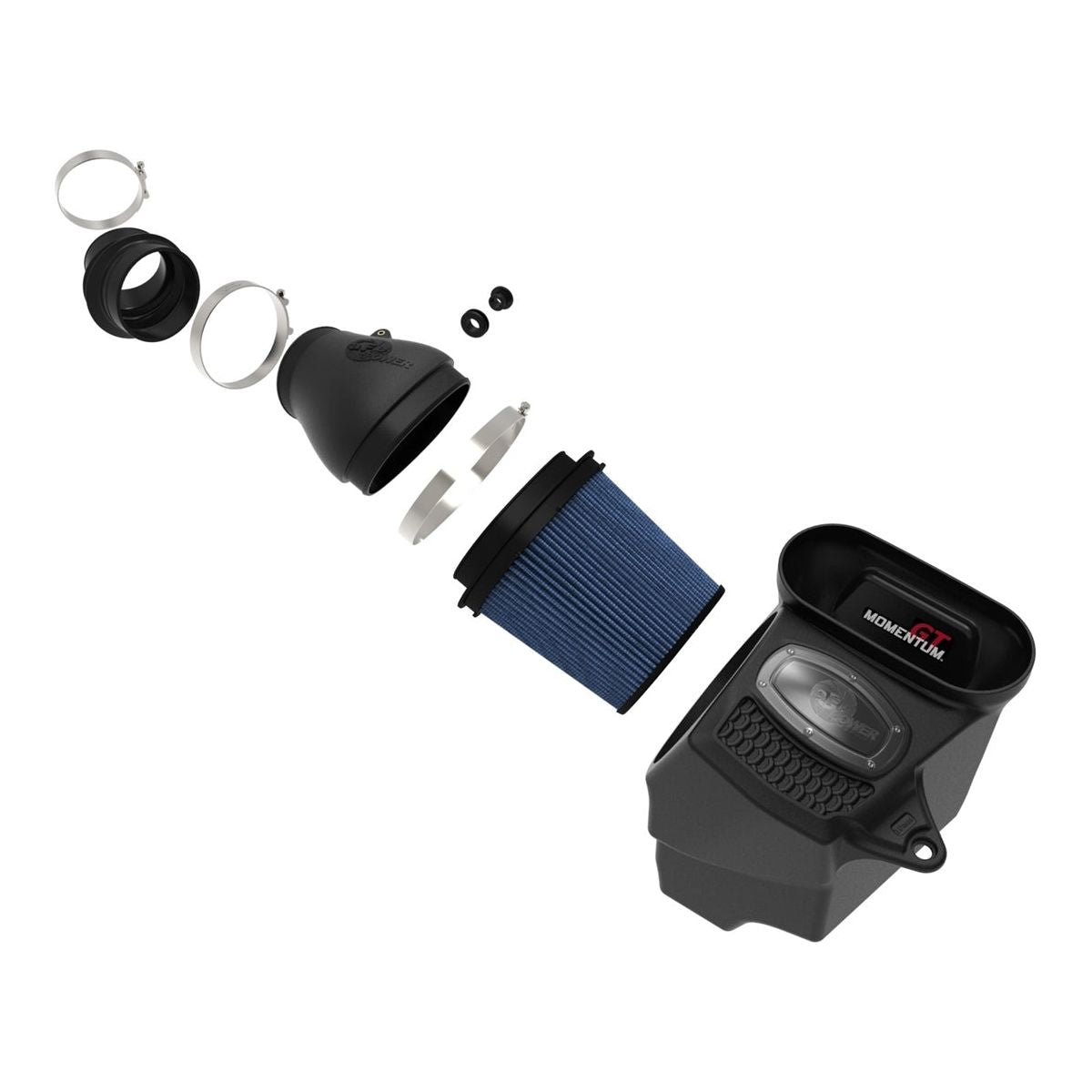 AFE Momentum GT Cold Air Intake System w- Pro 5R Filter for 2018-C Jeep Wrangler JL 50-70080R