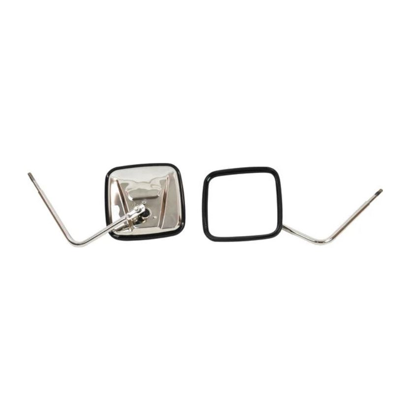 Kentrol Outback Mirrors (pair) Black Powder (1976-2018 CJ, YJ, TJ, JK & JL) 50443