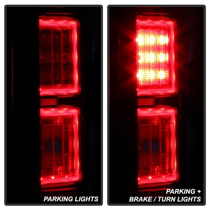 Spyder Auto LED Tail Lights Red-Clear ( Ford F-150 2018-C) 5085764
