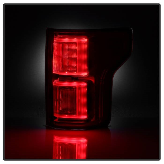 Spyder Auto LED Tail Lights Red-Clear ( Ford F-150 2018-C) 5085764