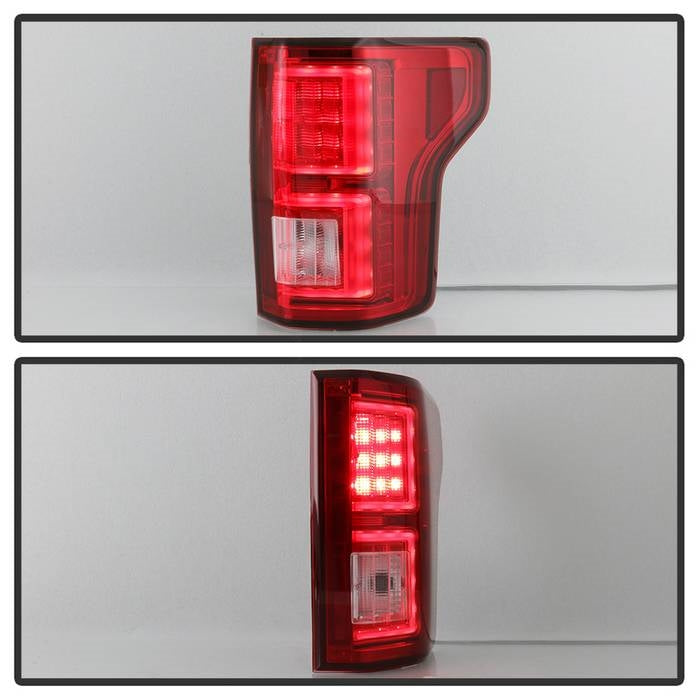 Spyder Auto LED Tail Lights Red-Clear ( Ford F-150 2018-C) 5085764
