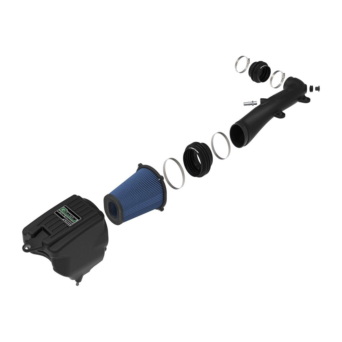 AFE Power Quantum Cold Air Intake System w-Pro 5R Filter for 2018-C Jeep Wrangler JL - Gladiator JT 53-10017R