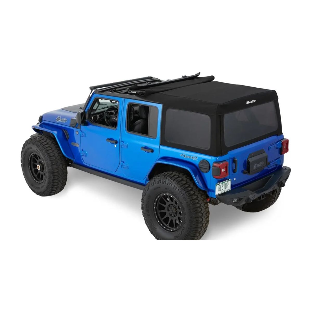 Bestop Supertop Squareback Soft Top (Black Twill) for 18-Current Jeep  Wrangler JL (Coming soon) – GTA JEEPS & TRUCKS