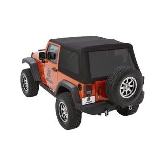 Bestop Trektop NX Glide Twill Soft Top for 07-18 Jeep Wrangler JK 4 Door