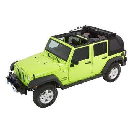 Bestop Trektop NX Glide Twill Soft Top for 07-18 Jeep Wrangler JK 4 Door