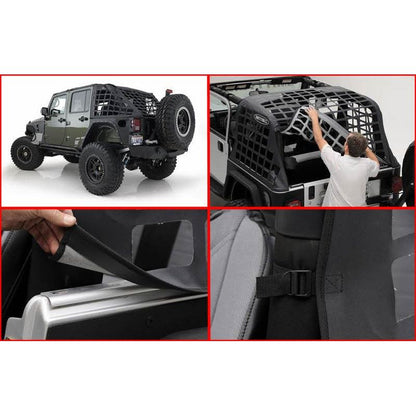 Smittybilt Cargo Restraint System (CRES) fits 07 -18 Jeep Wrangler JK