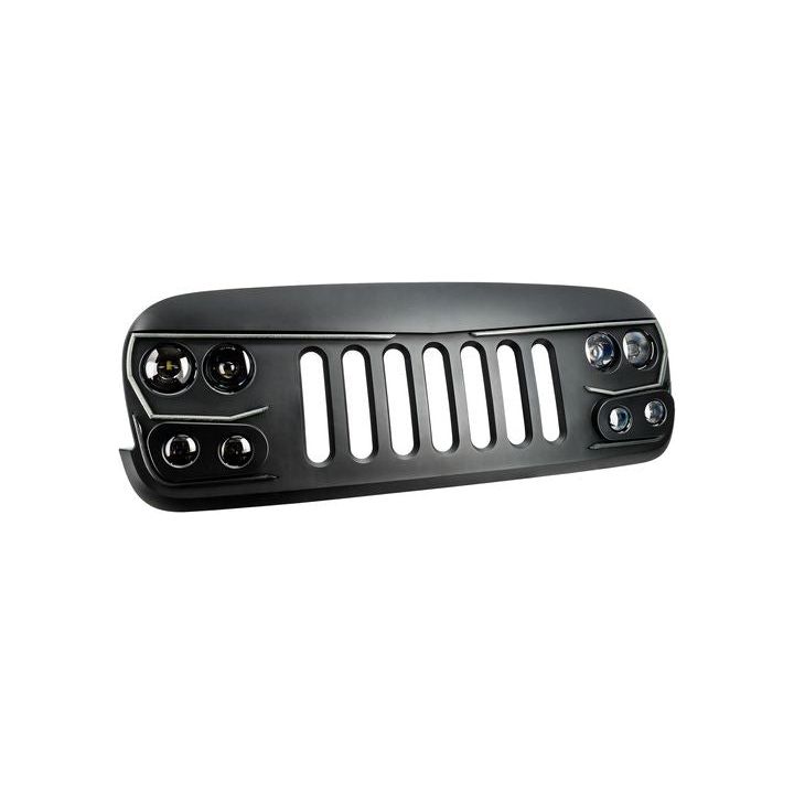 ORACLE Lighting Vector Grill for 07-18 Jeep Wrangler JK 2 Door & Unlimited 4 Door Models 5817-PRO