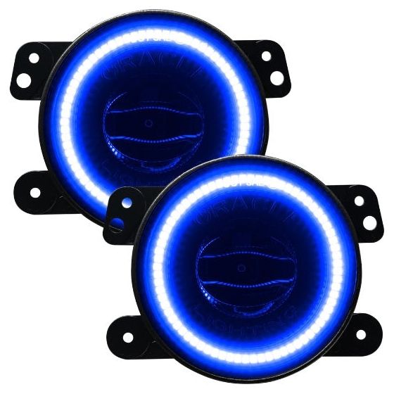 ORACLE Lighting High Performance 20W LED Fog Lights for Jeep Wrangler JK -JL - Gladiator JT
