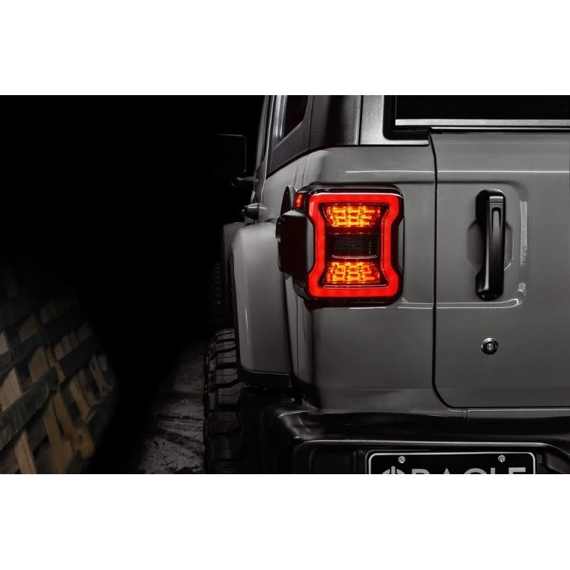 ORACLE Lighting Black Series LED Tail Lights for 2018-C Jeep Wrangler JL 5852-504
