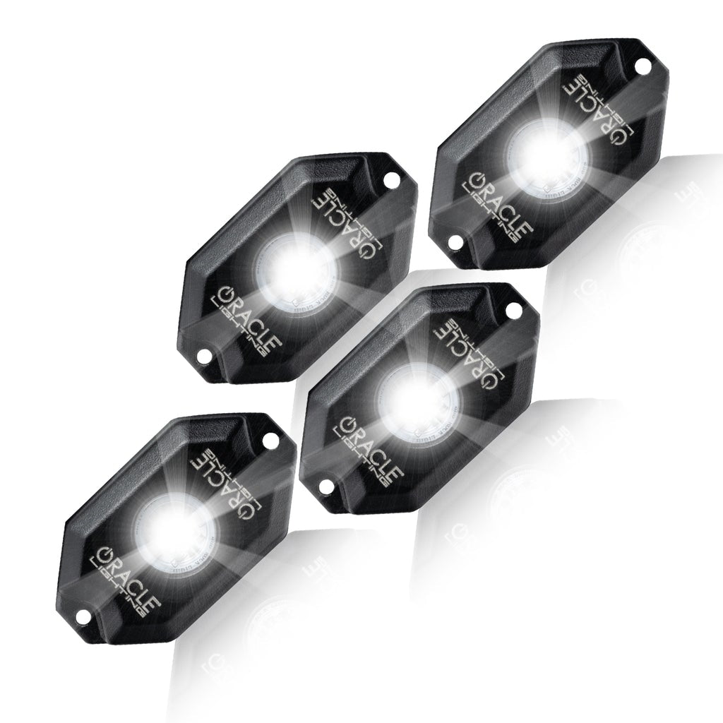 ORACLE Lighting White Underbody Wheel Well Rock Light Kit (4 Piece) 5875-001