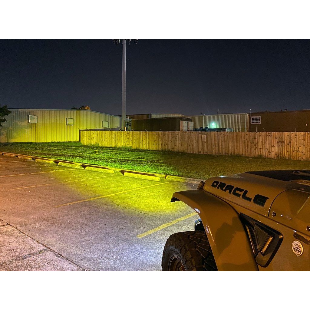 ORACLE LIGHTING SKID PLATE WITH INTEGRATED LED EMITTERS FOR JEEP WRANGLER JL AND GLADIATOR JT