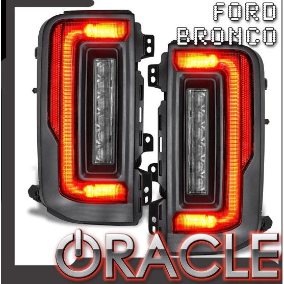 ORACLE Lighting Flush Style LED Tail Lights for 2021-C Ford Bronco (select)