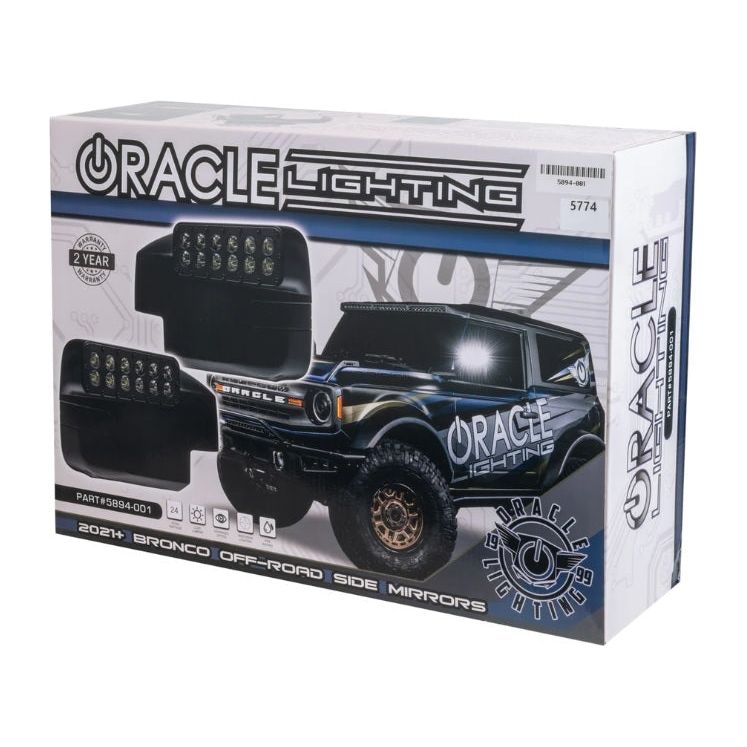 ORACLE Lighting LED Off-Road Side Mirror Ditch Lights for 2021-C Ford Bronco 5894-001