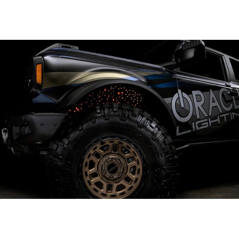 ORACLE Lighting Fiber Optic Wheel Liner ColorSHIFT RGB+W Kit - 40W LED- 600 Fibers