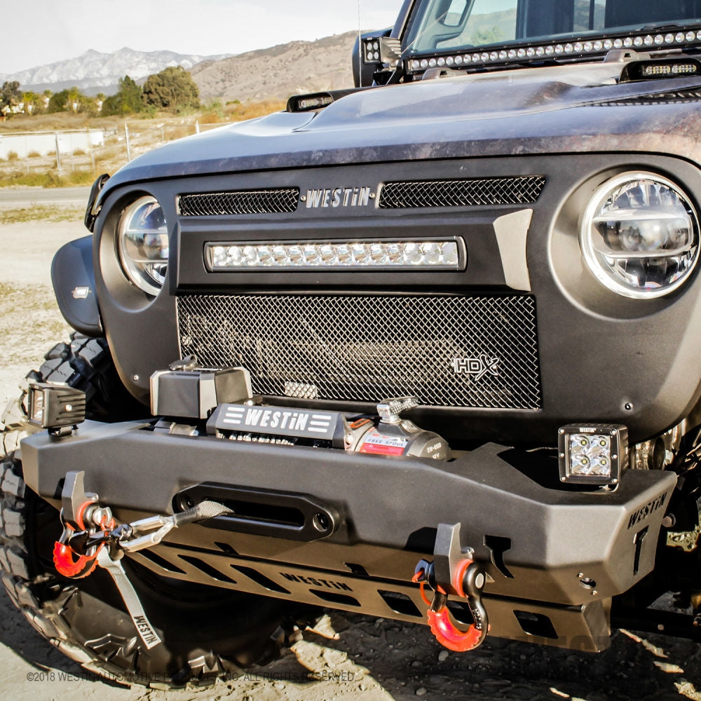Westin Automotive WJ2 Stubby Front Bumper for 2018-C JL - Gladiator JT