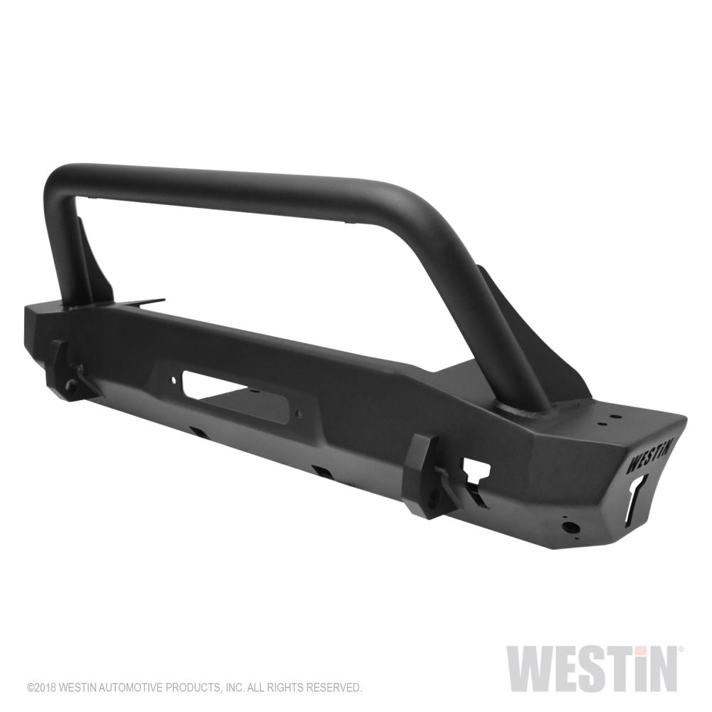 Westin WJ2 Stubby Front Bumper for 2018-C Jeep Wrangler JL - Gladiator JT