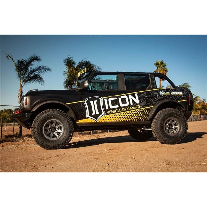 ICON Hose Routing Kit - 1.75” Links for 2021-C Ford Bronco 611073