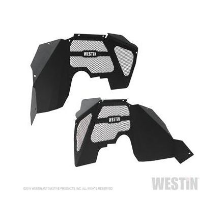 Westin Automotive Front Inner Fenders (Black) for 07-18 JK 2-4 Door Models