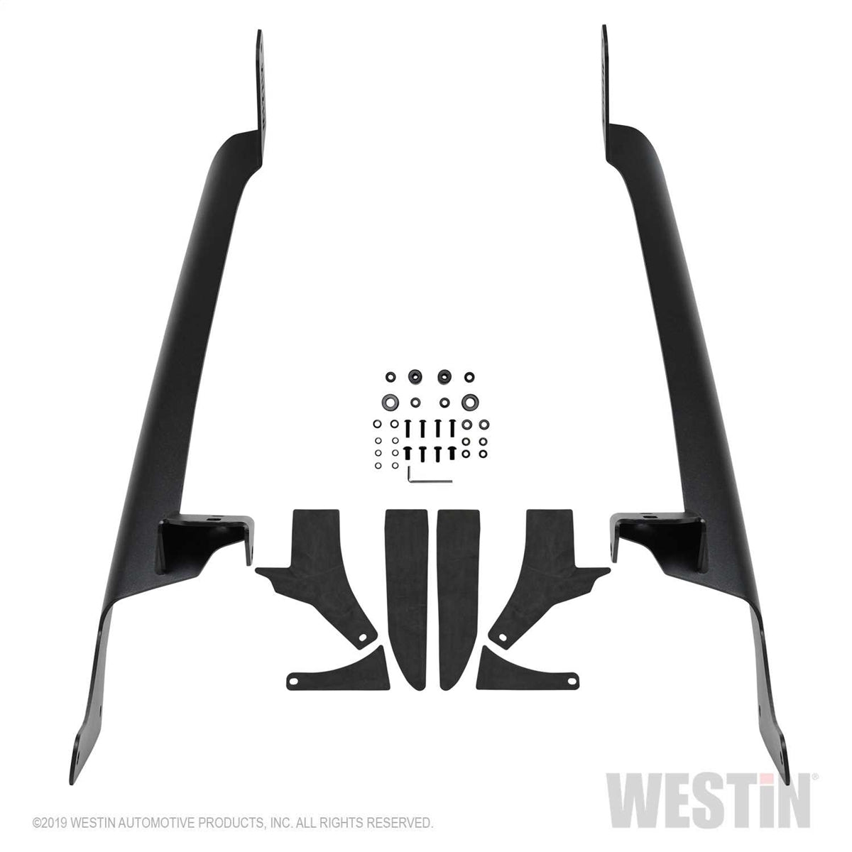 Westin 50" A-Pillar LED Light Mount (Black) for 18-C Jeep Wrangler JL