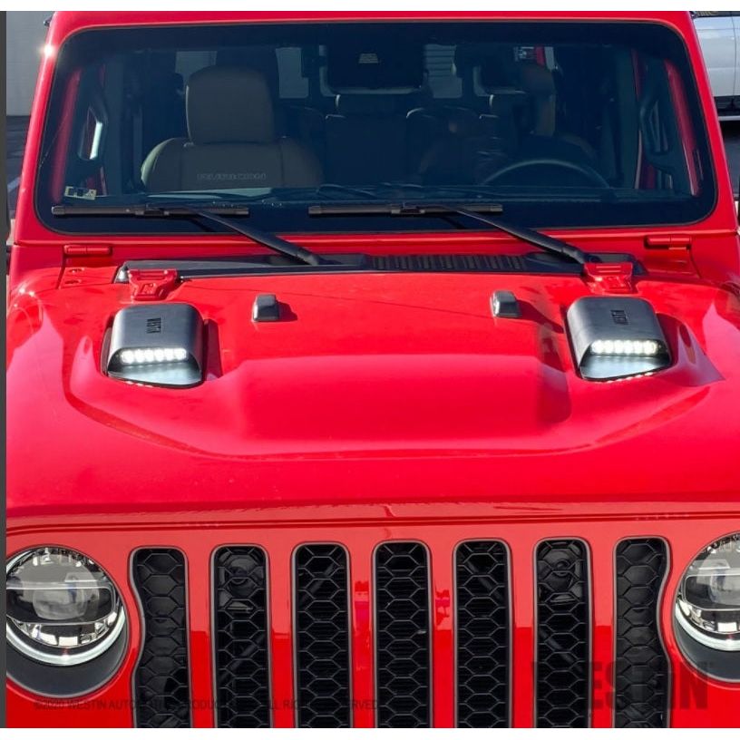 Westin LED Hood Scoops for 2018-C JL - Gladiator JT