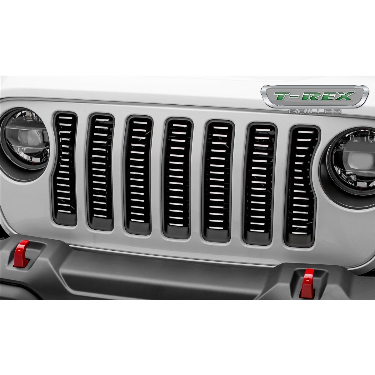 T-Rex Billet Grille, Brushed, 1 Pc, Insert without Forward Facing Camera for 2018-C JL - Gladiator JT 6204933