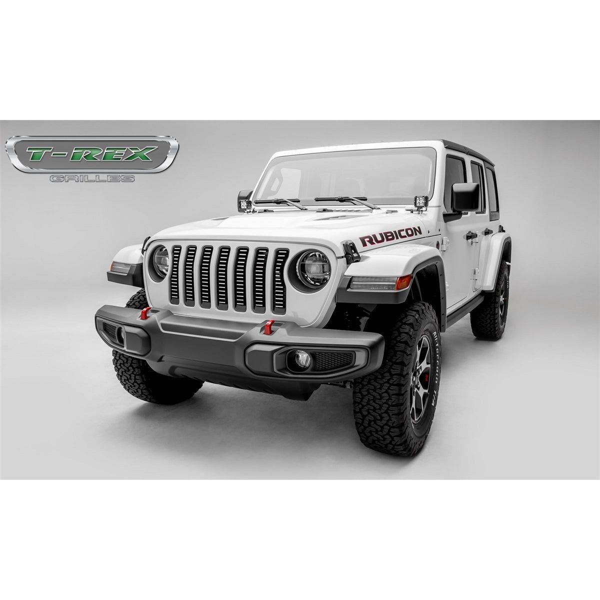 T-Rex Billet Grille, Brushed, 1 Pc, Insert without Forward Facing Camera for 2018-C JL - Gladiator JT 6204933