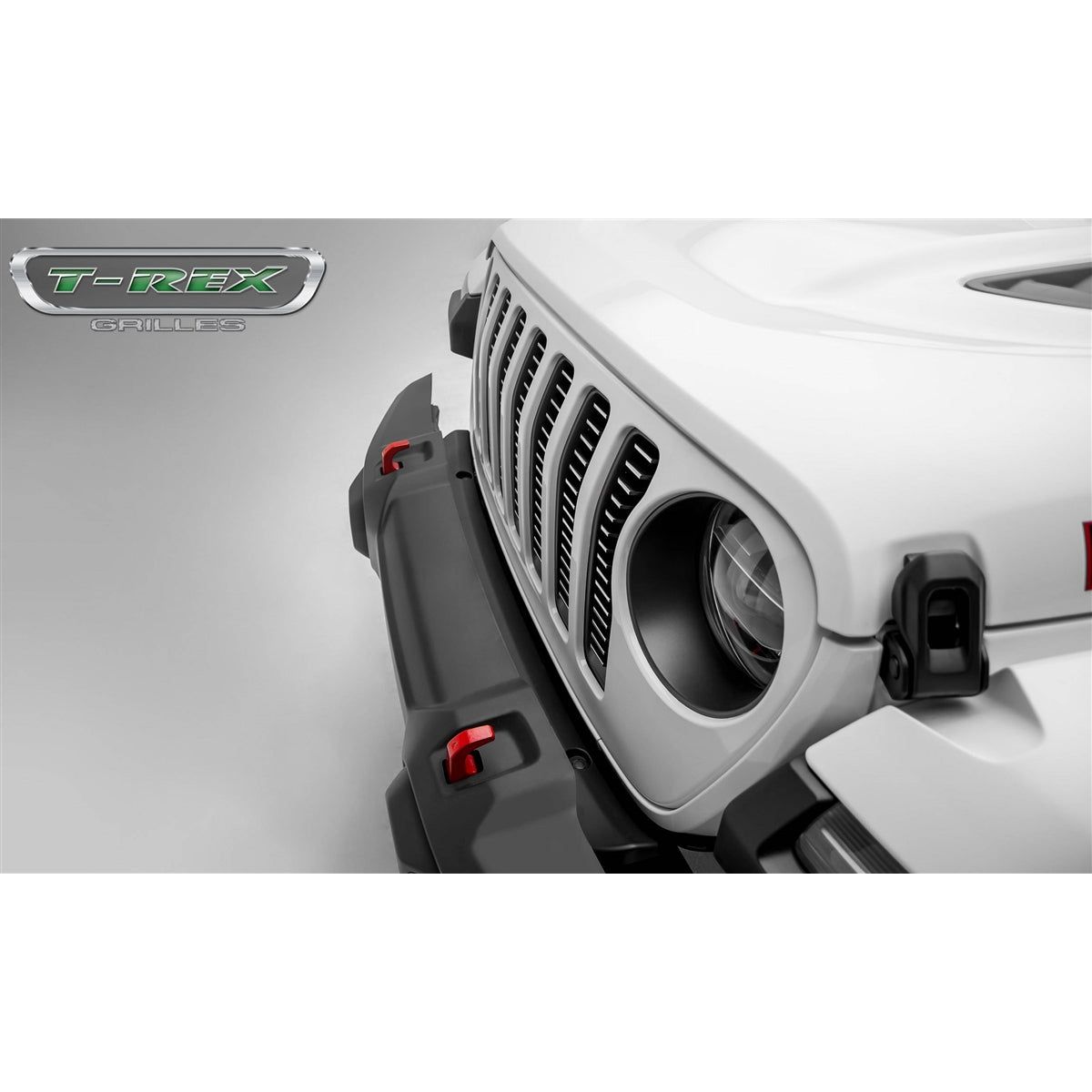 T-Rex Billet Grille, Brushed, 1 Pc, Insert without Forward Facing Camera for 2018-C JL - Gladiator JT 6204933