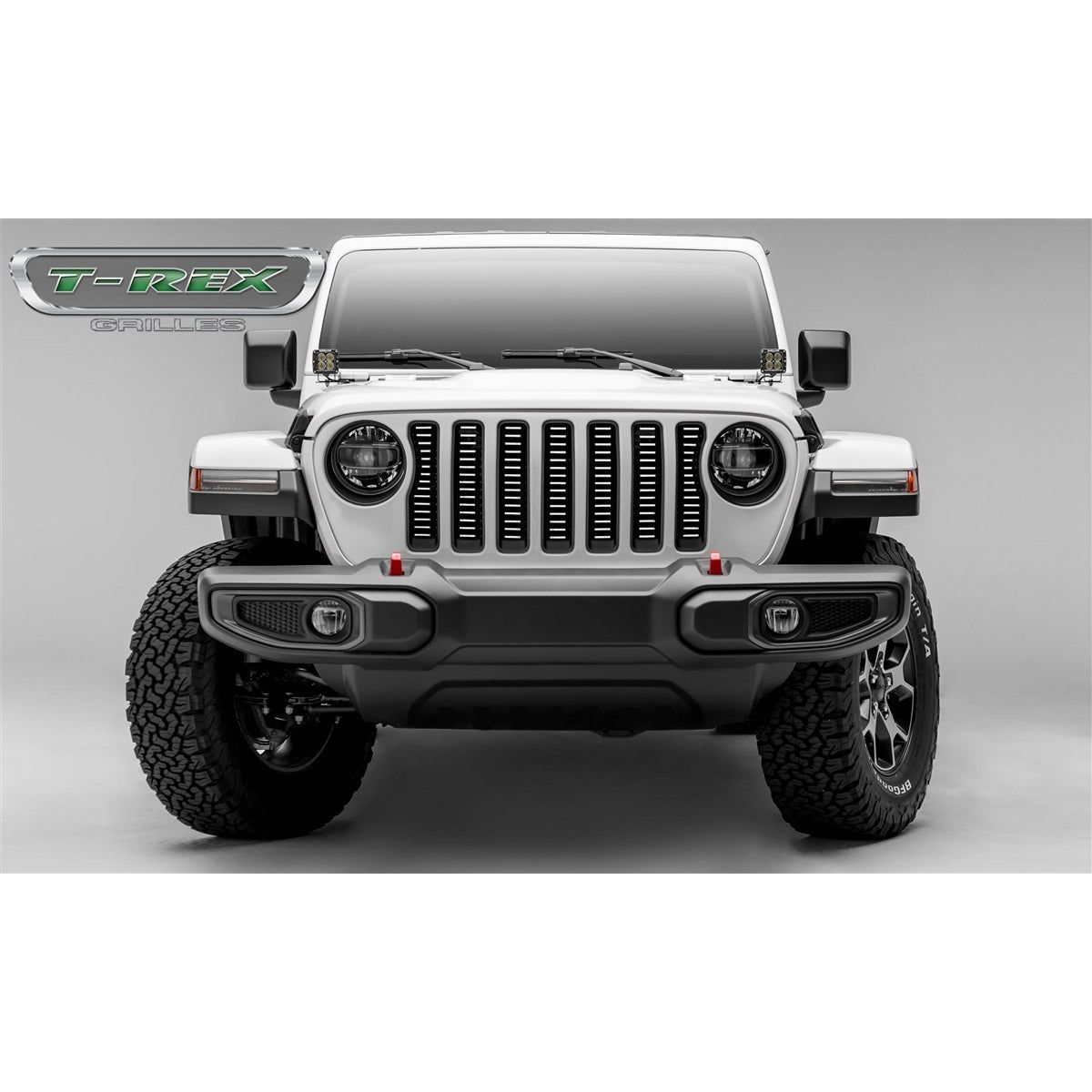 T-Rex Billet Grille, Brushed, 1 Pc, Insert without Forward Facing Camera for 2018-C JL - Gladiator JT 6204933