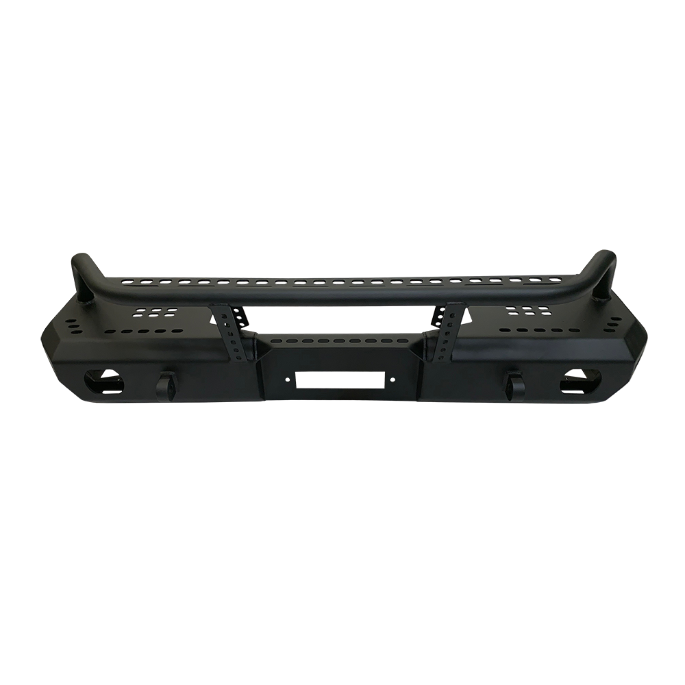 Warrior Products MOD Series Front Mid-Width Bumper with Brush Guard for 2018-C JL - Gladiator JT 6538