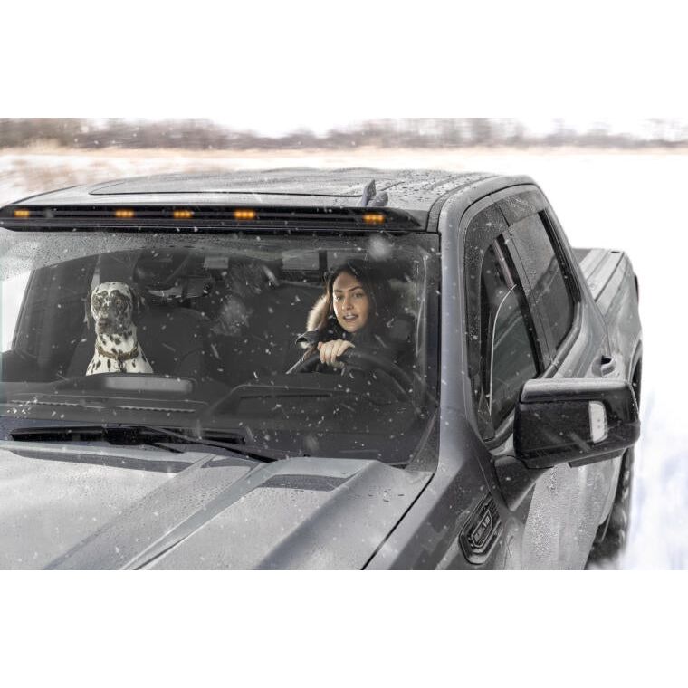 AVS Aerocab Marker Light with five amber LED (Black) for 2019-C Chevy Silverado 698168