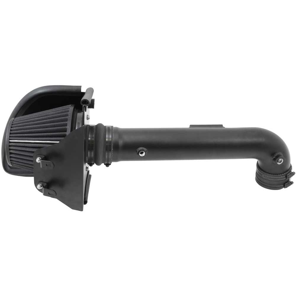 K&N Blackhawk Induction Air Intake System with Black Dry Filter for 2012-2018 Jeep Wrangler JK 3.6L V6 71-1566