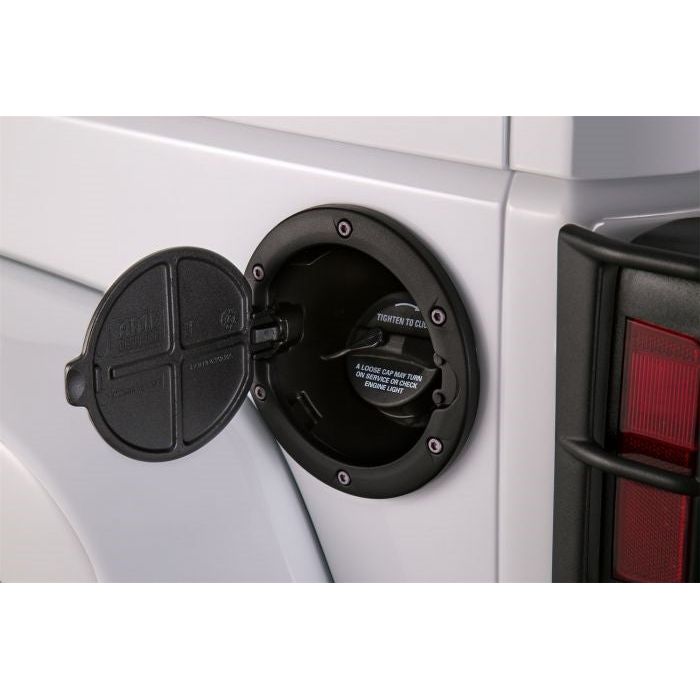 AMP Research Black Fuel Door for 07-18 Jeep Wrangler JK & JKU Models 73000-01A
