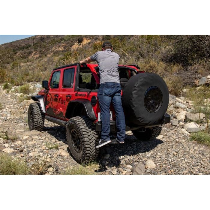 AMP Research Bedstep Retractable Bumper Step for 18 Jeep Wrangler JL 75321-01A