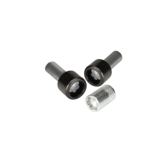 McGard Lock Set (M6 x 1.0 Thread Size) - Set of 2 Locks & 1 Key for Jeep Wrangler 2 Door Models 76157