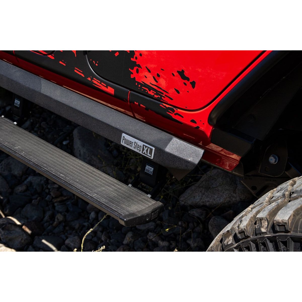 AMP Research PowerStep XL Electric Running Boards for 18-C Jeep Wrangler JL 4-Door 77132-01A