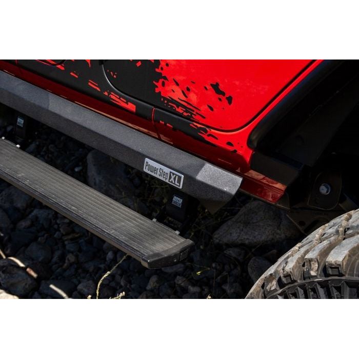 AMP Research PowerStep XL Electric Running Boards for 18-C Jeep Wrangler JL, 2-Door Models 77133-01A