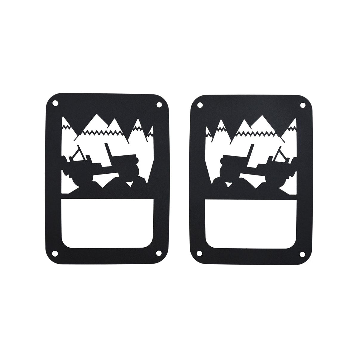Kentrol Heritage Tail Light Cover for 07-18 Jeep Wrangler JK 80702