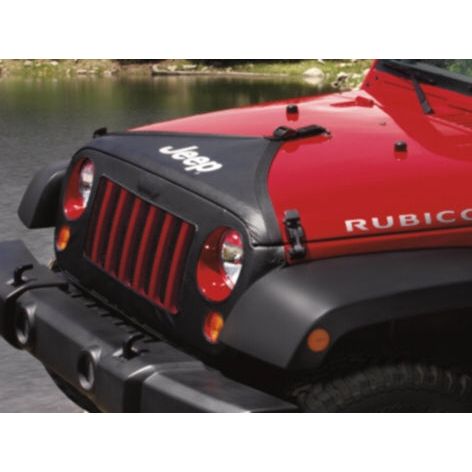 Mopar Hood Cover with Jeep Logo for 07-18 Jeep Wrangler JK 82210316