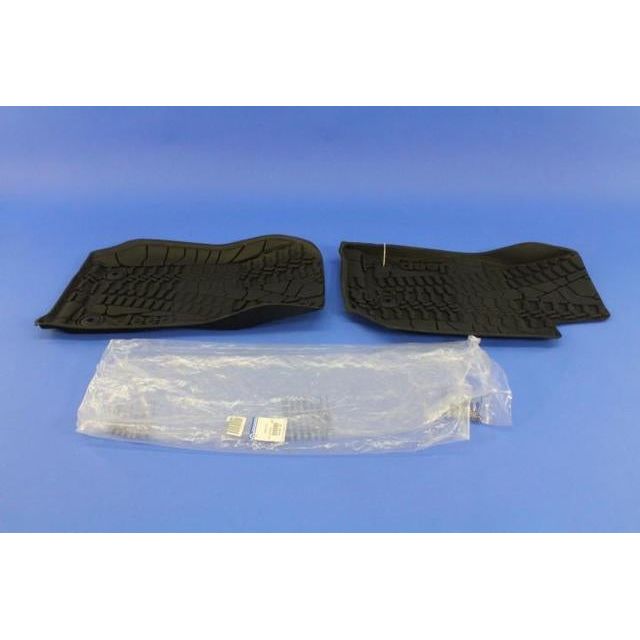 Mopar Front All Weather Slush Mats for 2014-2018 JK 2 Door Models