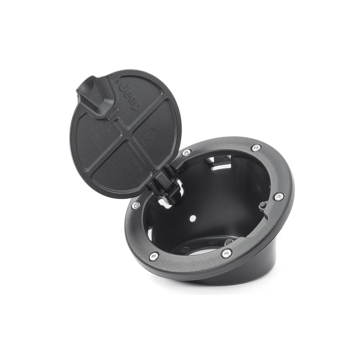 Mopar Fuel Filler Door (Black) for 07-18 Jeep Wrangler JK 82214789