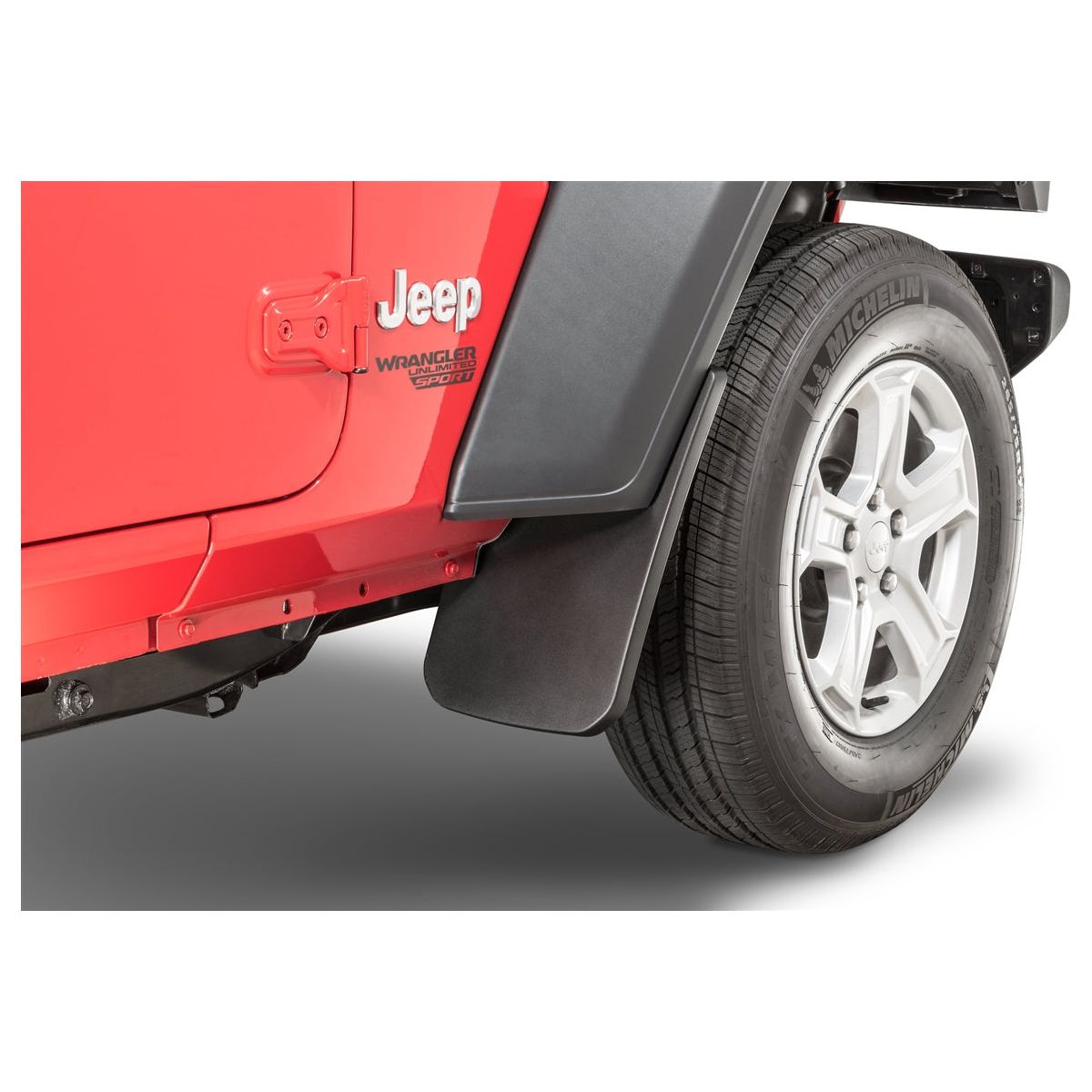 Mopar Splash Guards for 2018-2025 Jeep Wrangler JL (Front & Rear) 82215332AB-82215333AB