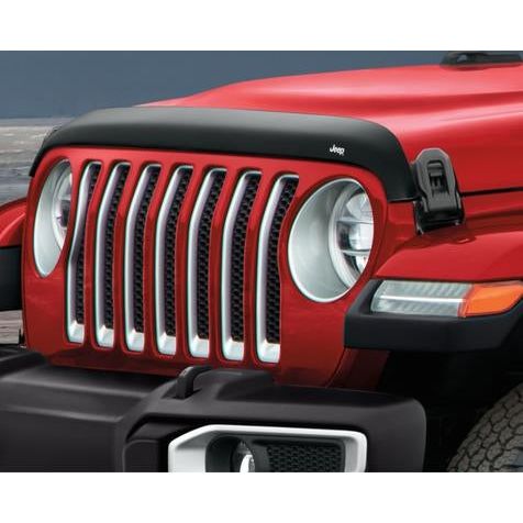 Mopar Front Air Deflector (Smoked) For 2018+ Jeep Wrangler JL