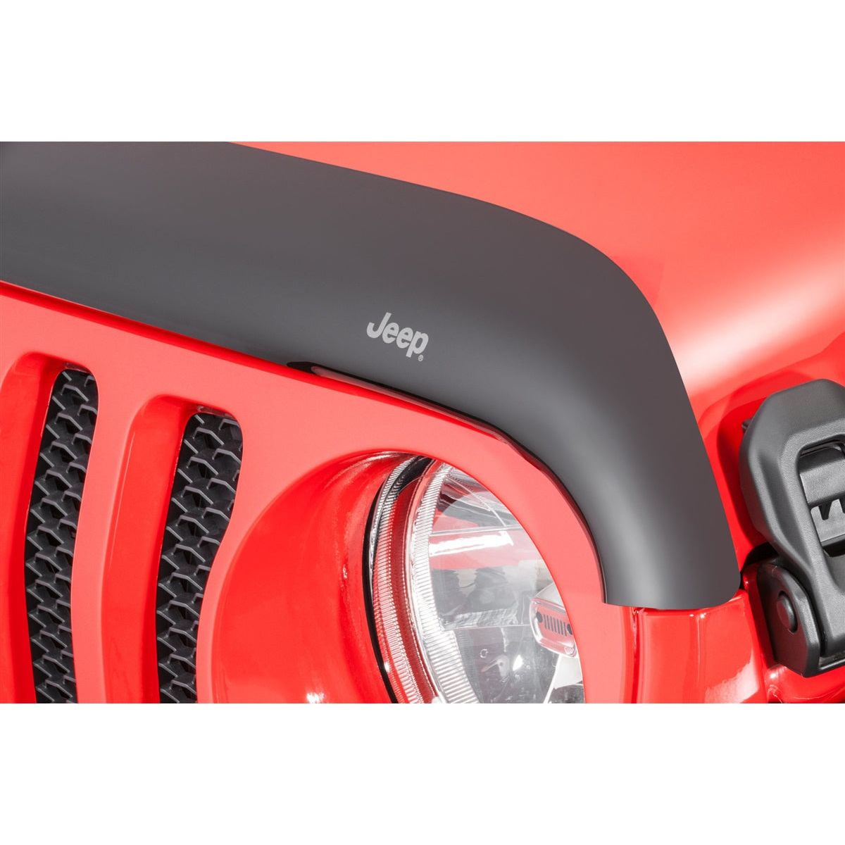 Mopar Front Air Deflector (Smoked) for 2018-C Jeep Wrangler JL and Gladiator JT 82215367AB