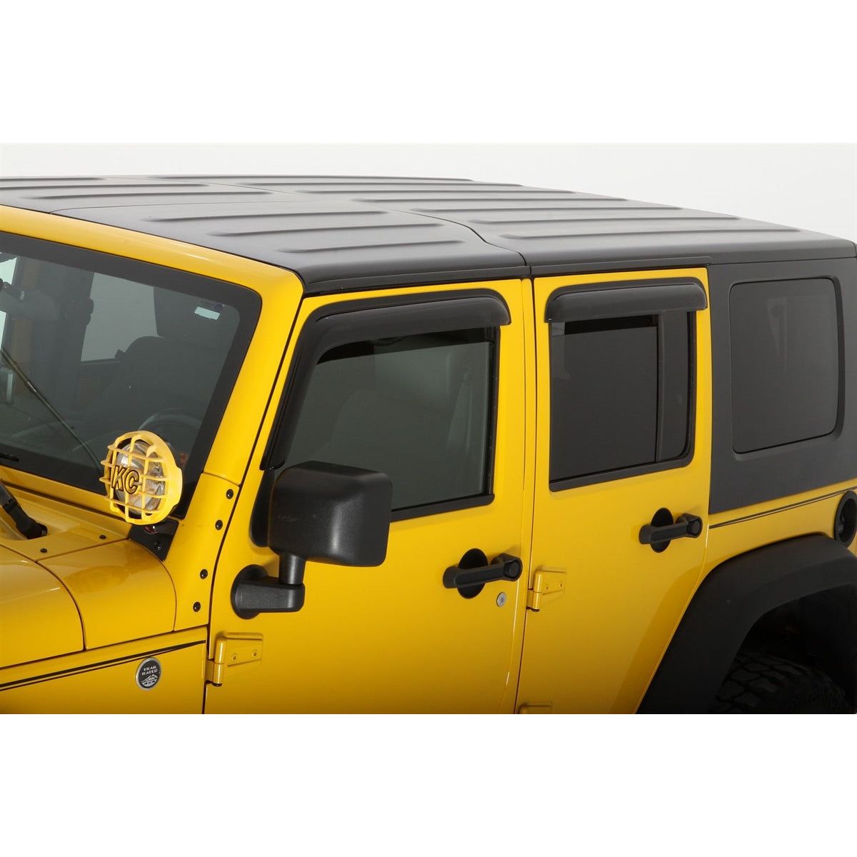 Auto Ventshade Original Ventvisor Side Window Deflector Dark Smoke, 4-Piece  Set for 07-19 Jeep Wrangler JK