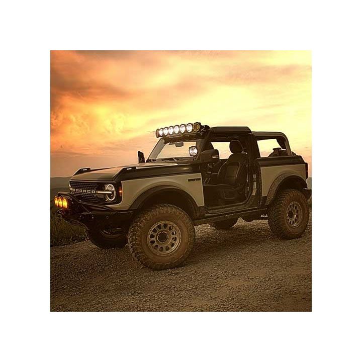 KC HiLites Gravity LED Pro6 Wide-40 2 Light System - Ditch Light Kits for 2021-C Ford Bronco 97160