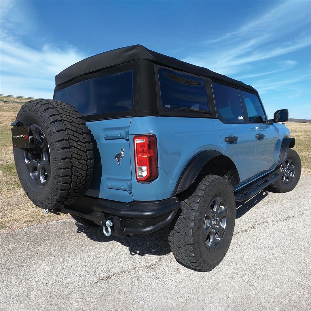 TrailFX Front Flat Fender Flares for 2021-C Ford Bronco BR005T