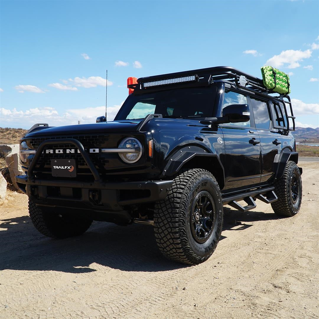 TrailFX Rear Angle Tube Fender Flares for 2021-C Ford Bronco BR008T