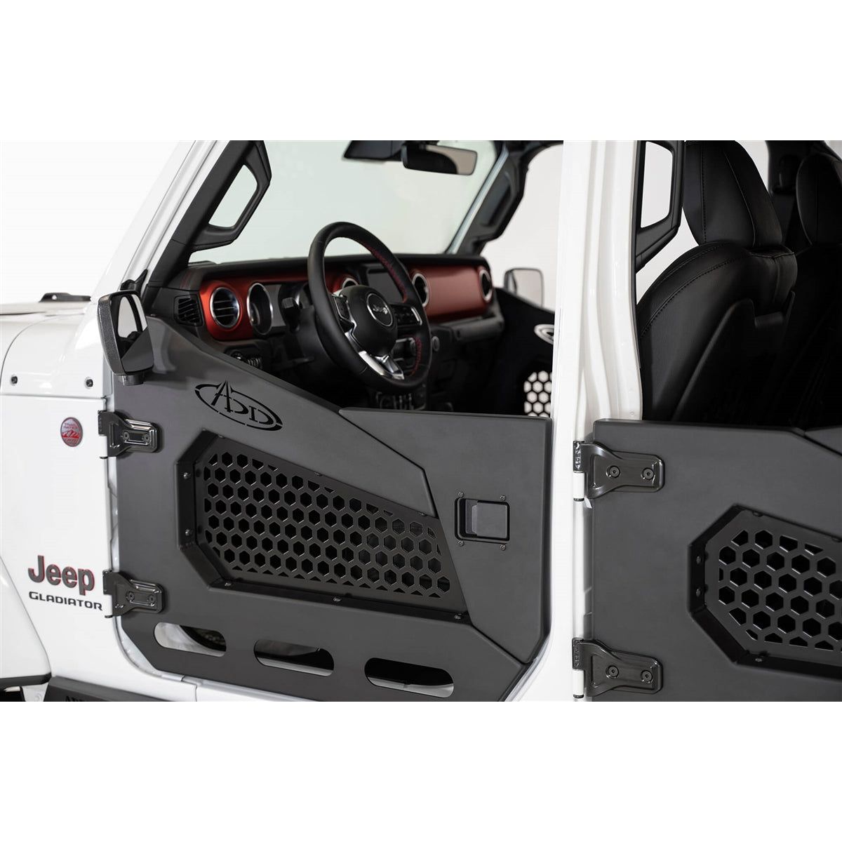 Addictive Desert Designs Stealth Fighter Front Doors for 2018-C Jeep JL- Gladiator JT D961652NA0103