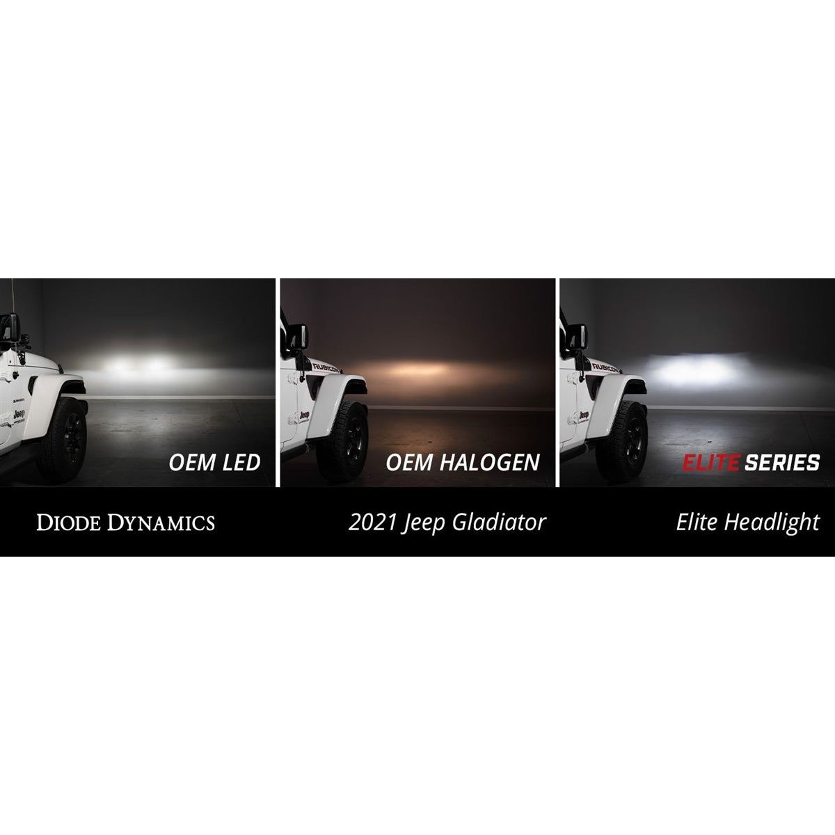 Diode Dynamics Elite LED Headlights for 2018-C Jeep JL Wrangler DD5166