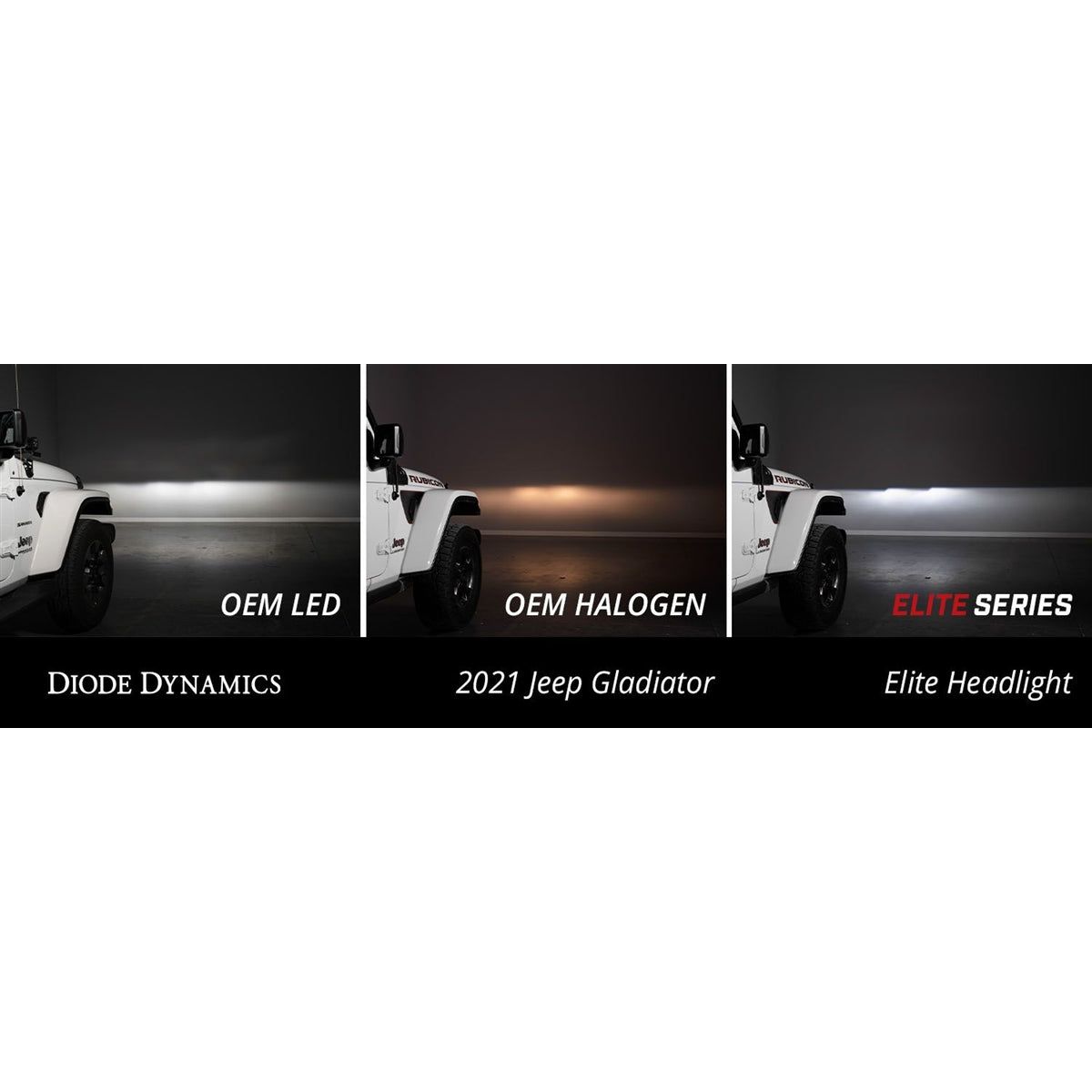 Diode Dynamics Elite LED Headlights for 2018-C Jeep JL Wrangler DD5166